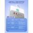 LDNIO SC4 13-in-1 65W PD GaN Power Strip Multi Port Charging Station AC Outlet Safety Desktop Power Strip Universal Extension Socket, Cable: 2-meter